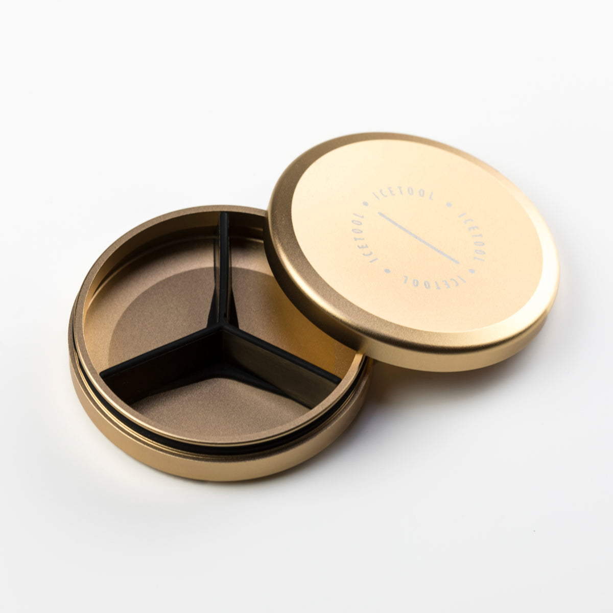 Icetool Cap Can Champagne - Stainless steel snus can with a catch lid –  Icetool snus accessories