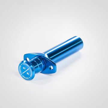 Blue aluminum Icetool snus portioner for Swedish loose snus. 