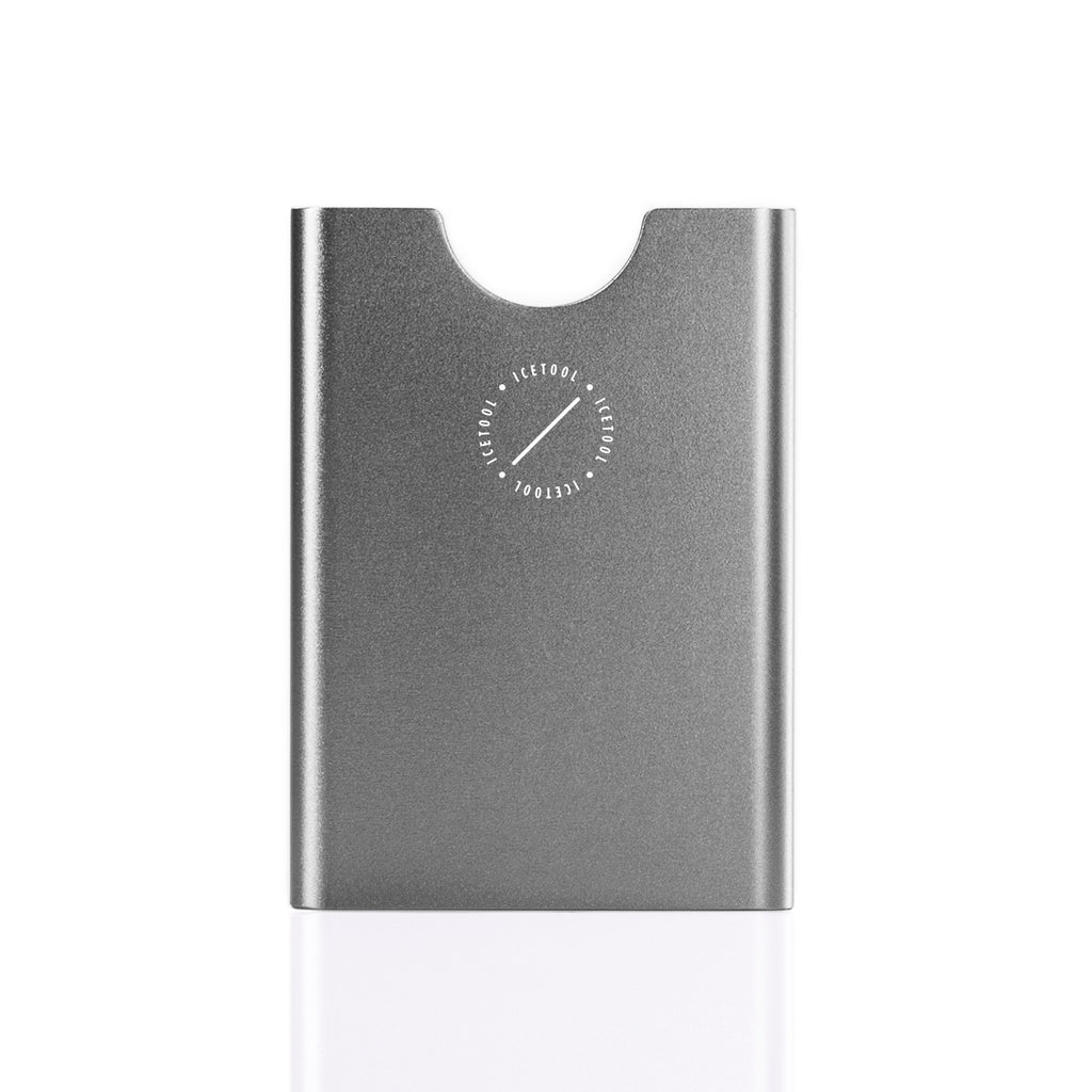 Étui à cartes en aluminium couleur Titan Icetool EDC Wallet